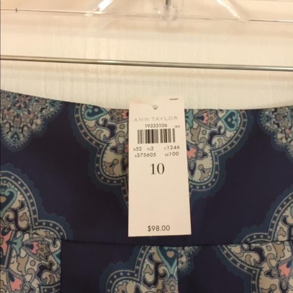 Navy Knee length skirt - Picture 2 of 5